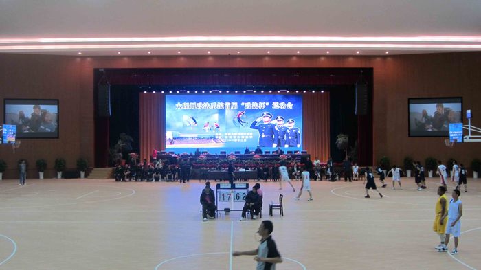 武汉市江岸区体育馆LED显示屏1